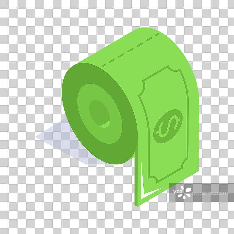 钞票卷图片素材