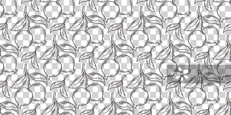 复古印刷的成熟石榴果实挂在树枝上图片素材