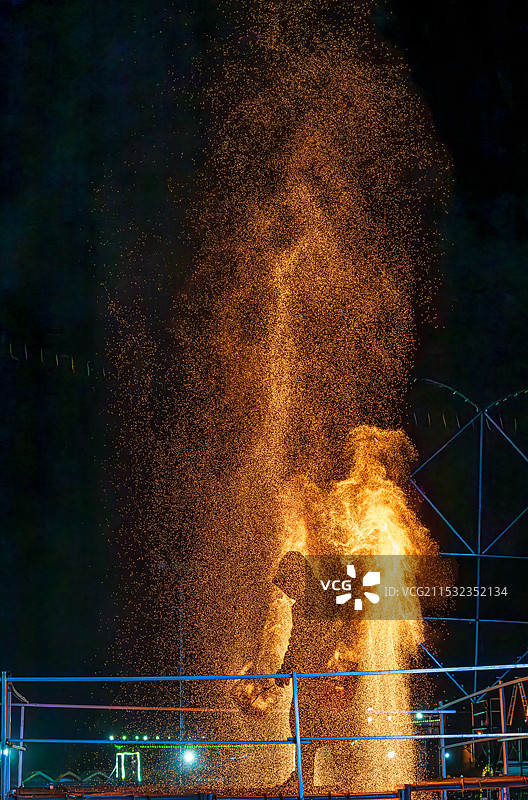 火壶表演图片素材