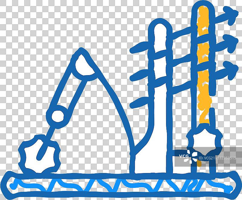 箭投掷者图标涂鸦图片素材