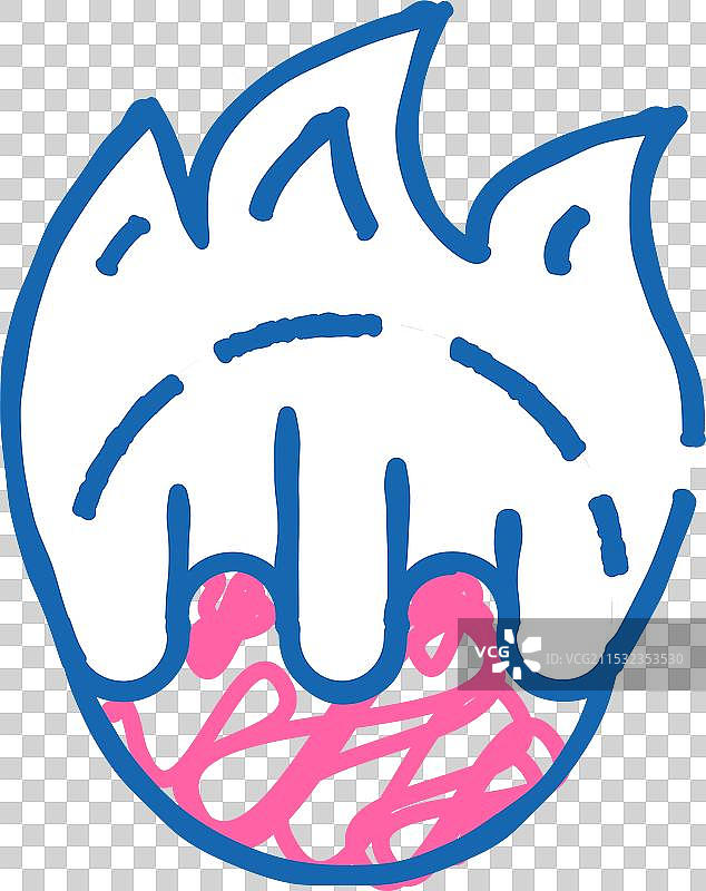 燃烧的投射物图标涂鸦图片素材