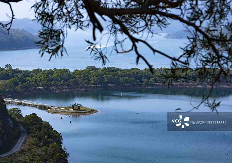 香港万宜水库图片素材