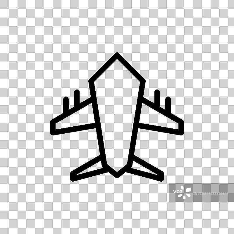 飞机标志，适用于网页和移动应用程序的图标图片素材