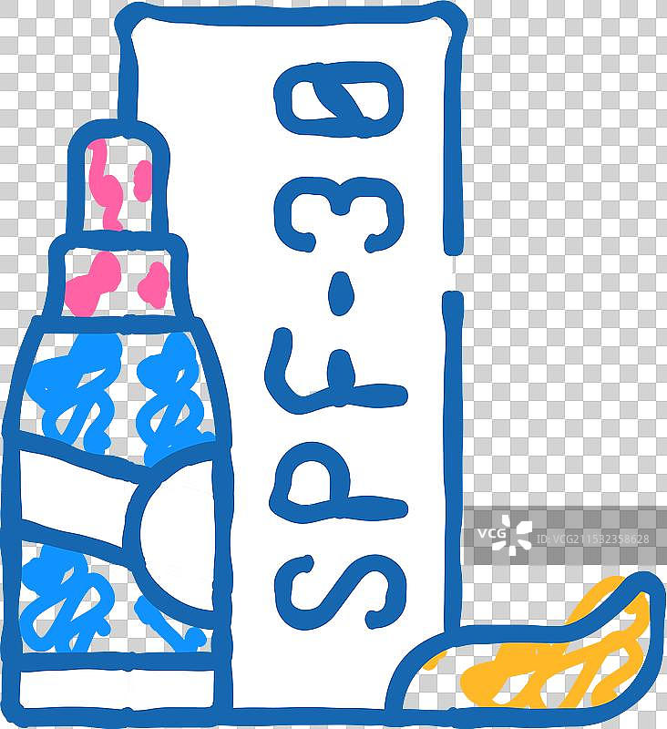 面部和身体用防晒油 SPF-30图片素材