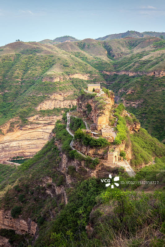黄河乾坤湾景区会峰寨图片素材