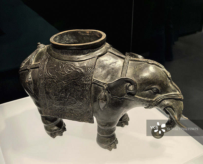 文物象尊 清道光十七年（1837年）图片素材