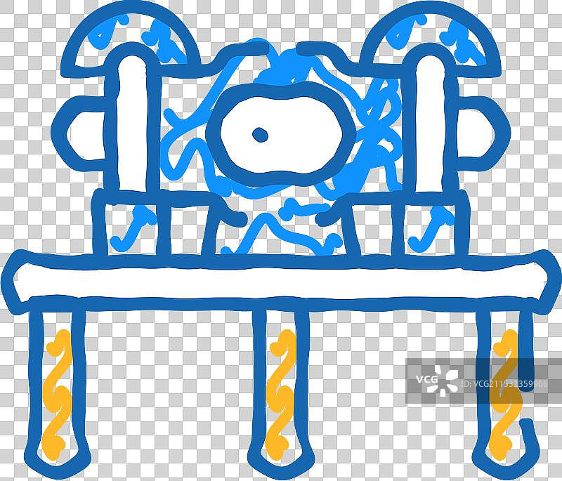 磨削行业机器图标涂鸦图片素材