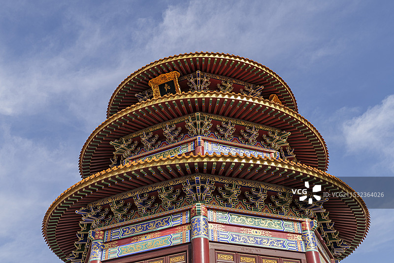 河北省廊坊市霸州市胜芳古镇大悲禅寺图片素材