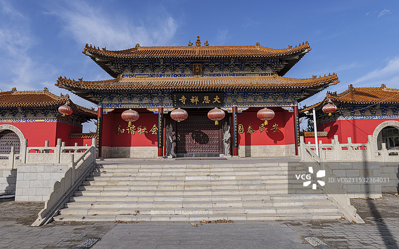 河北省廊坊市霸州市胜芳古镇大悲禅寺图片素材