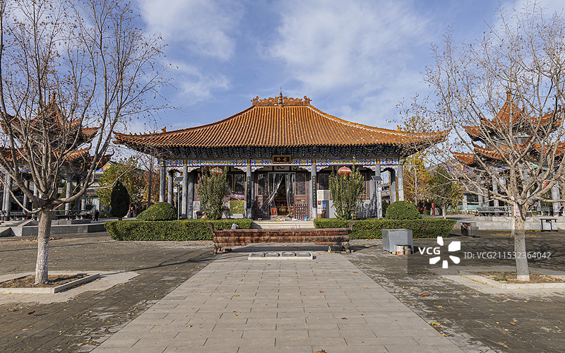 河北省廊坊市霸州市胜芳古镇大悲禅寺图片素材