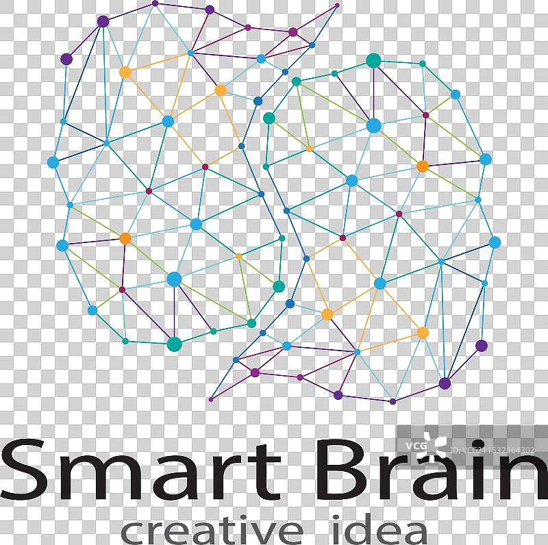 大脑logo模板图片素材