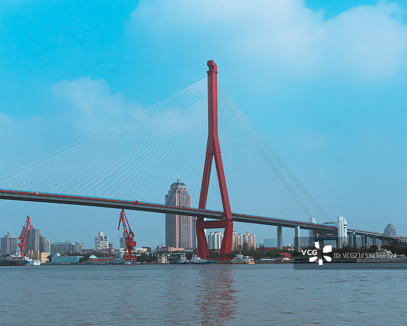 杨浦大桥图片素材