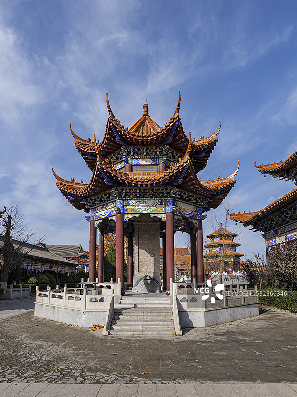 河北省廊坊市霸州市胜芳古镇大悲禅寺图片素材