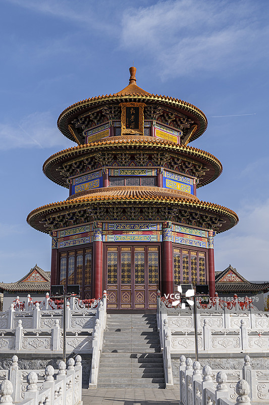 河北省廊坊市霸州市胜芳古镇大悲禅寺图片素材