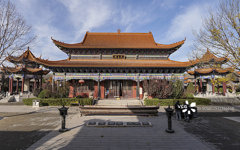 河北省廊坊市霸州市胜芳古镇大悲禅寺图片素材