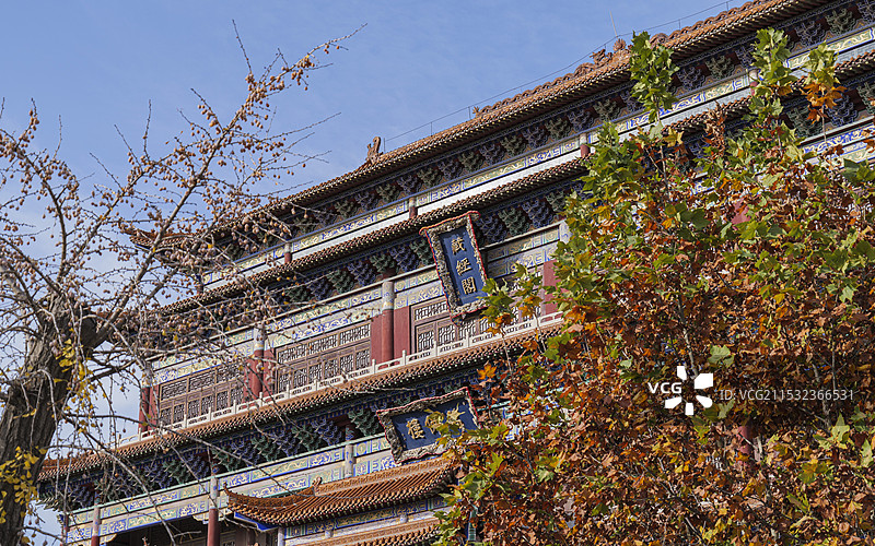 河北省廊坊市霸州市胜芳古镇大悲禅寺图片素材