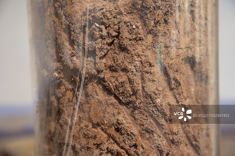 山西地质博物馆保德红土Baode Red Clay 时代:中新世晚期产地:山西省保德县冀家沟村图片素材