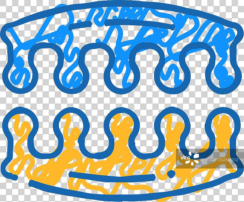 手指分隔器图标涂鸦图片素材