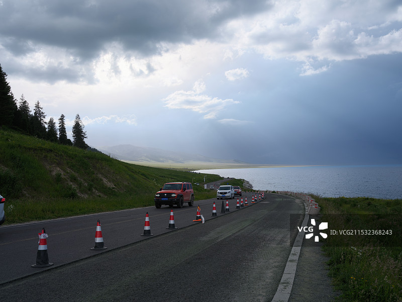 赛里木湖图片素材