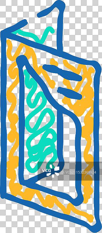 剪贴簿图标涂鸦图片素材