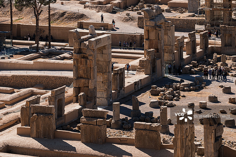 伊朗波斯波利斯遗址公园图片素材