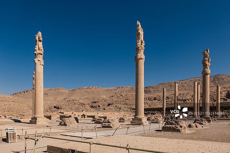 伊朗波斯波利斯遗址公园图片素材