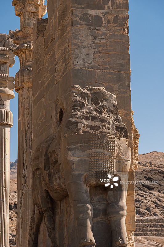 伊朗波斯波利斯遗址公园图片素材