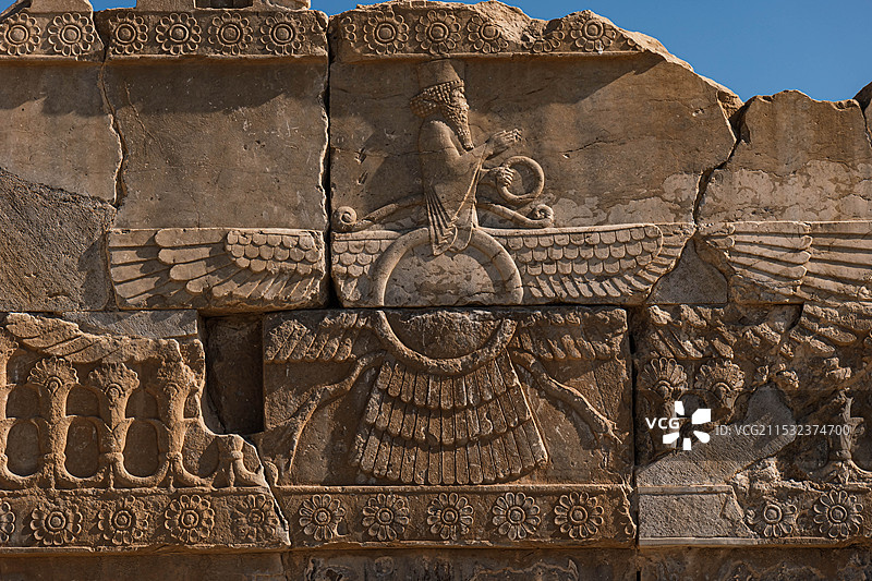 伊朗波斯波利斯遗址公园图片素材