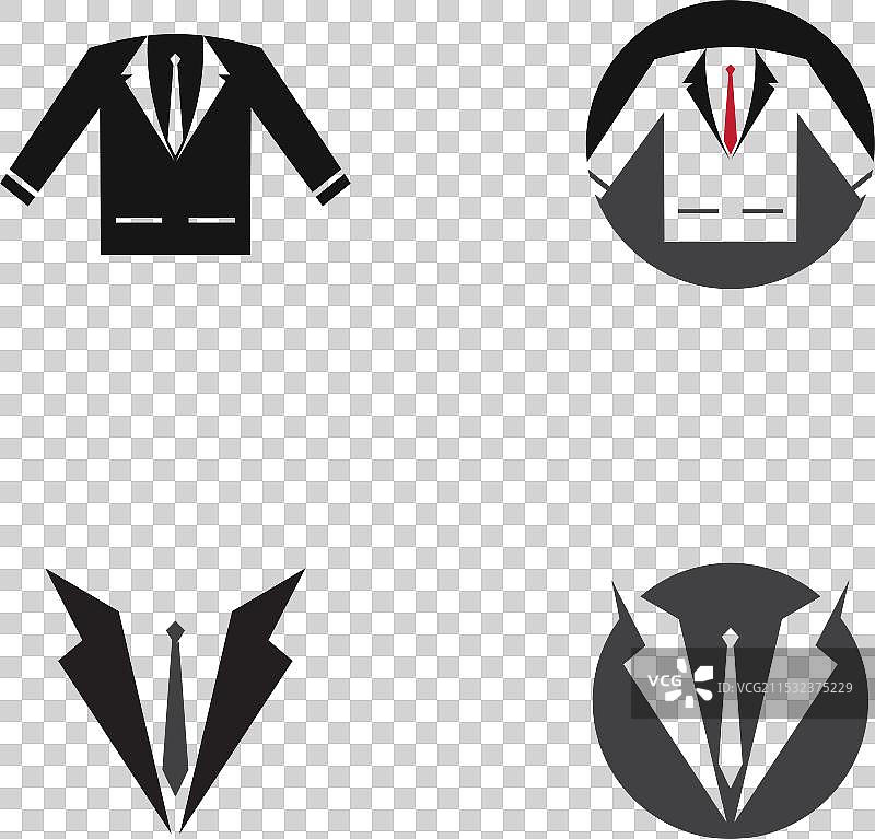 礼服绅士标志设计图片素材