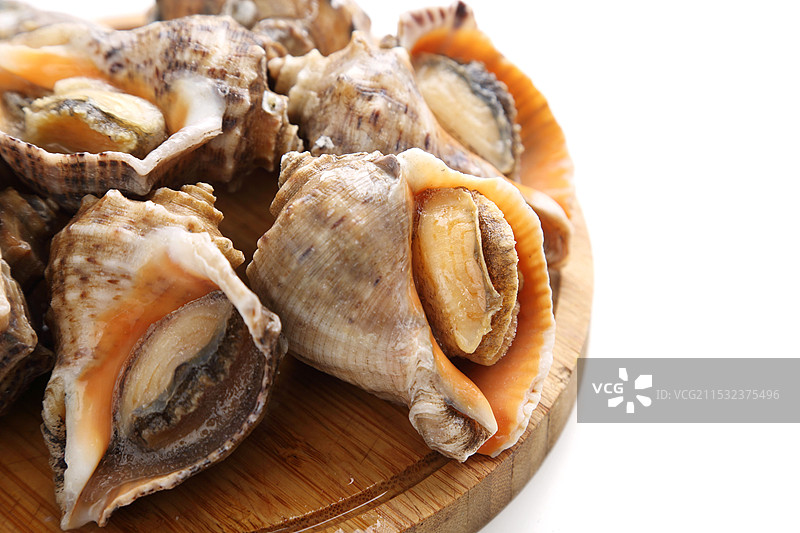 一碟新鲜海螺图片素材