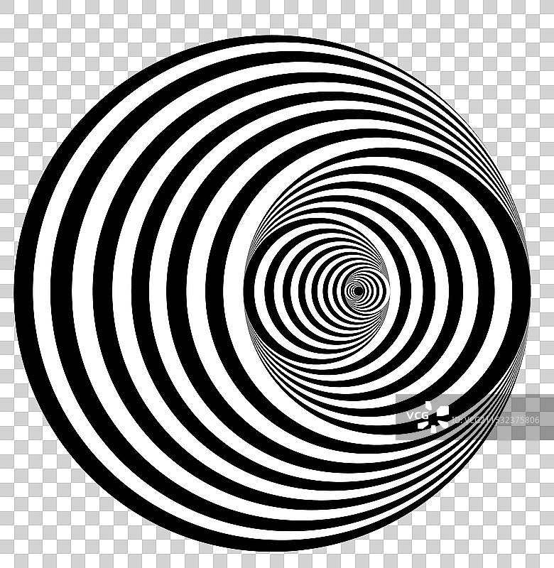 矢量隧道抽象三维几何背景黑色 矢量3D立体形状效果元素图片素材