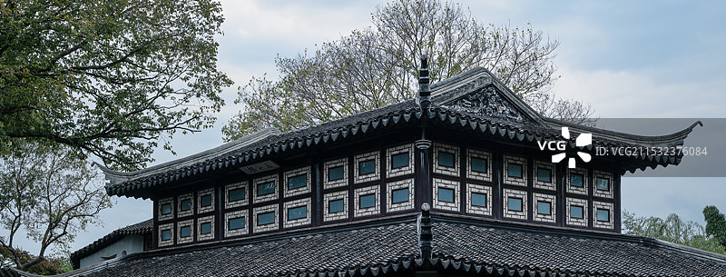 苏州园林，拙政园，秋色图片素材