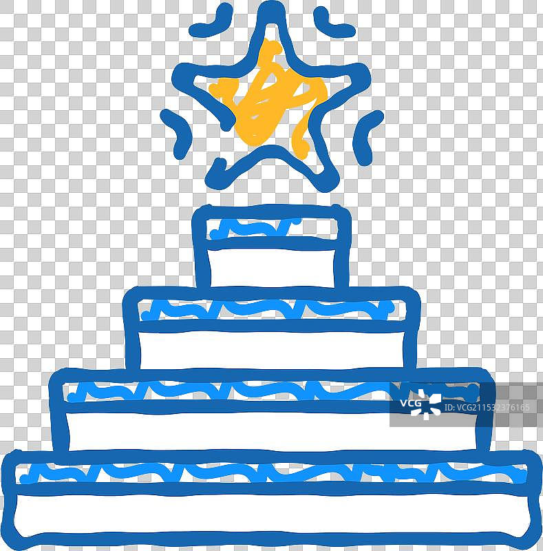 成功目标达成图标涂鸦图片素材