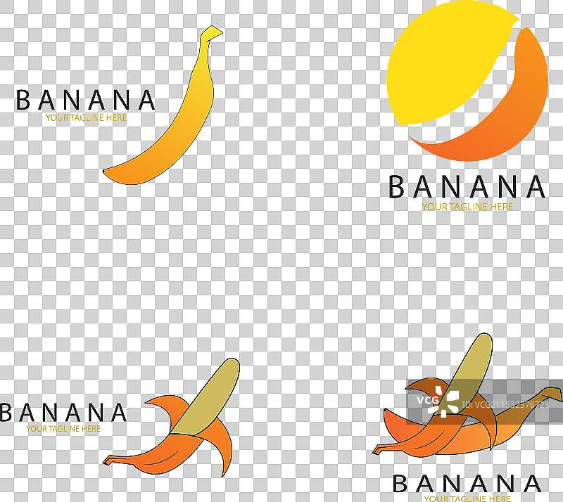 香蕉标志图片素材