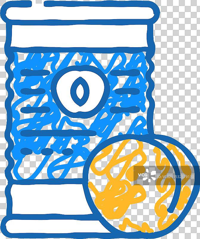 桃子罐头食品图标涂鸦图片素材