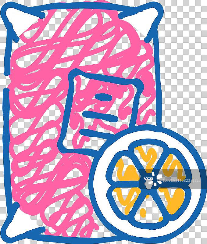 柠檬酸图标涂鸦图片素材