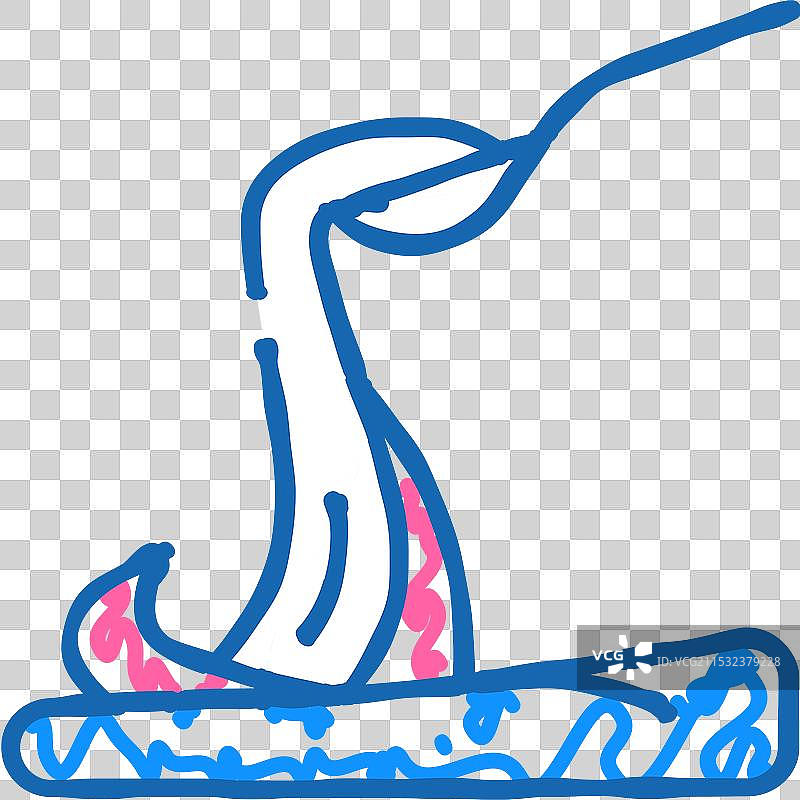 麦芽糊精和糖蜜图标涂鸦图片素材