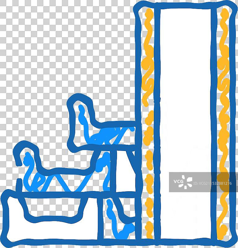 排水系统建筑材料图标涂鸦图片素材