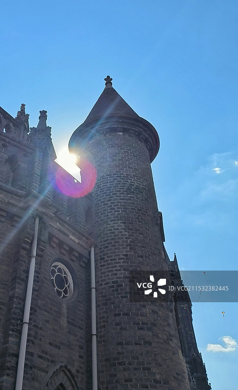 教堂之光——沈阳天主教堂图片素材