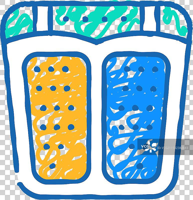 脚部按摩器图标涂鸦图片素材