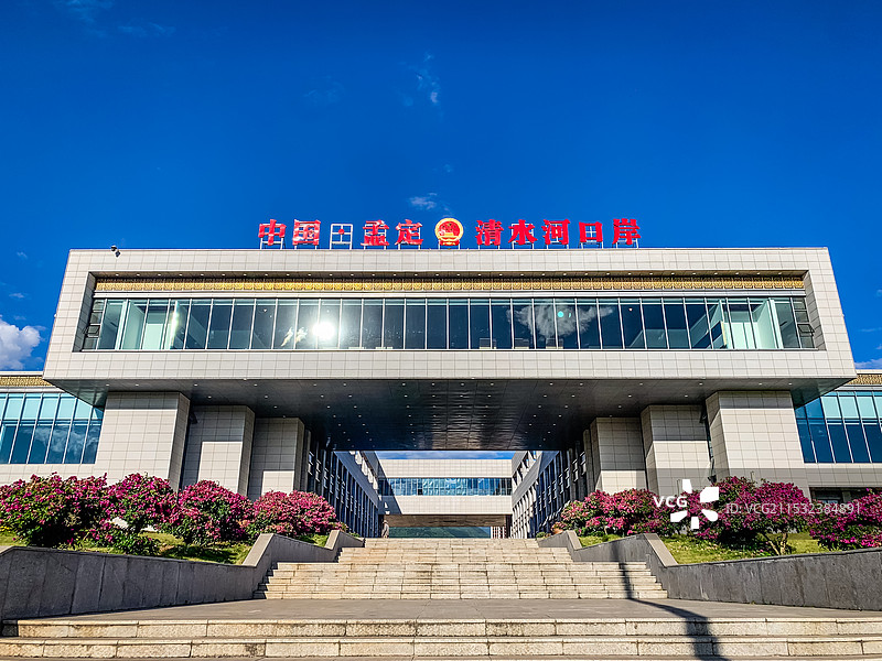 孟定镇清水河国家一级口岸图片素材