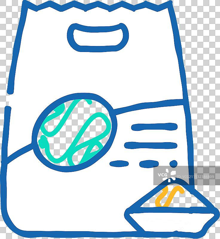 无麸质藜麦粥图标涂鸦图片素材