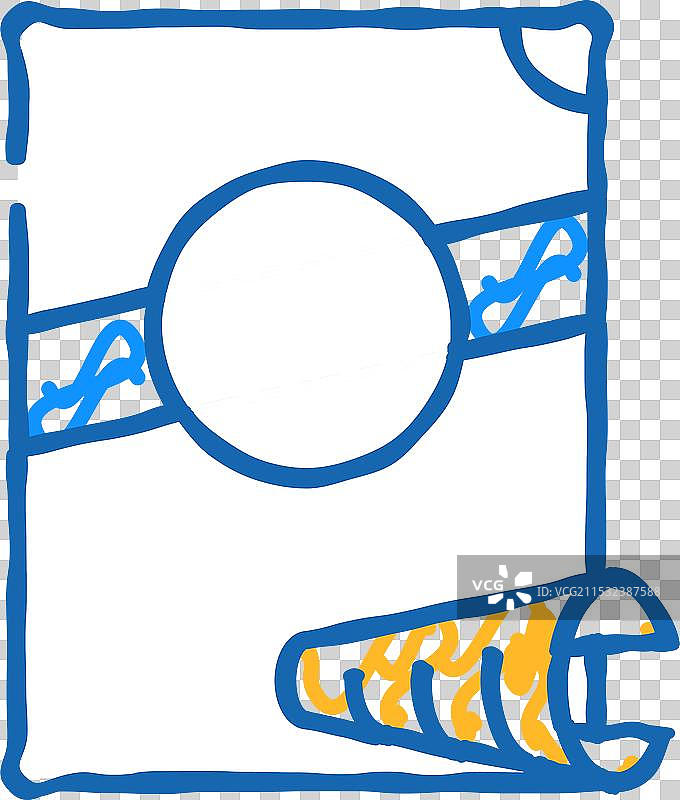 卡斯特拉面食图标涂鸦图片素材