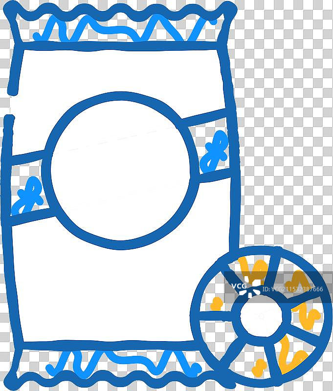 意大利面轮图标涂鸦图片素材