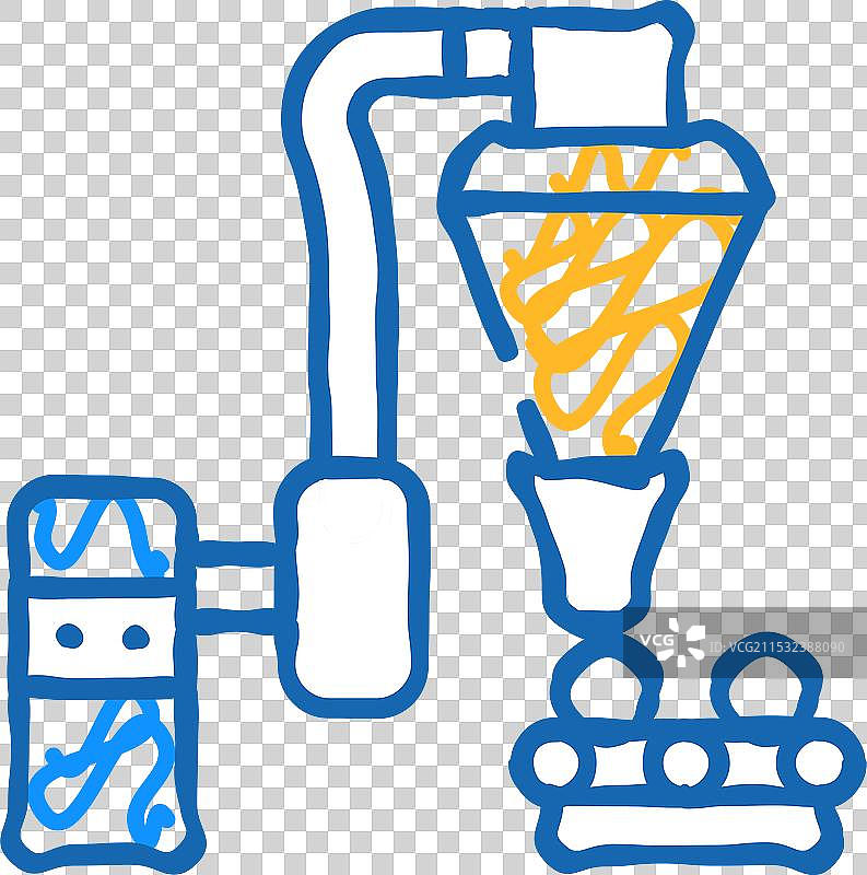 生产泥炭砖图标涂鸦图片素材