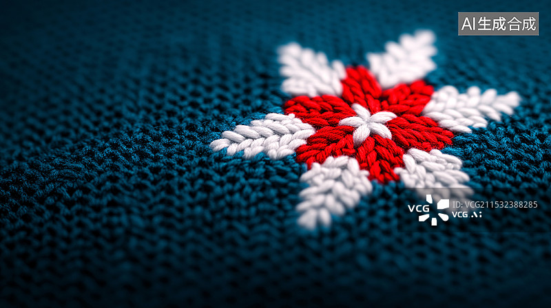 【AI数字艺术】精美的刺绣艺术风格插图图片素材