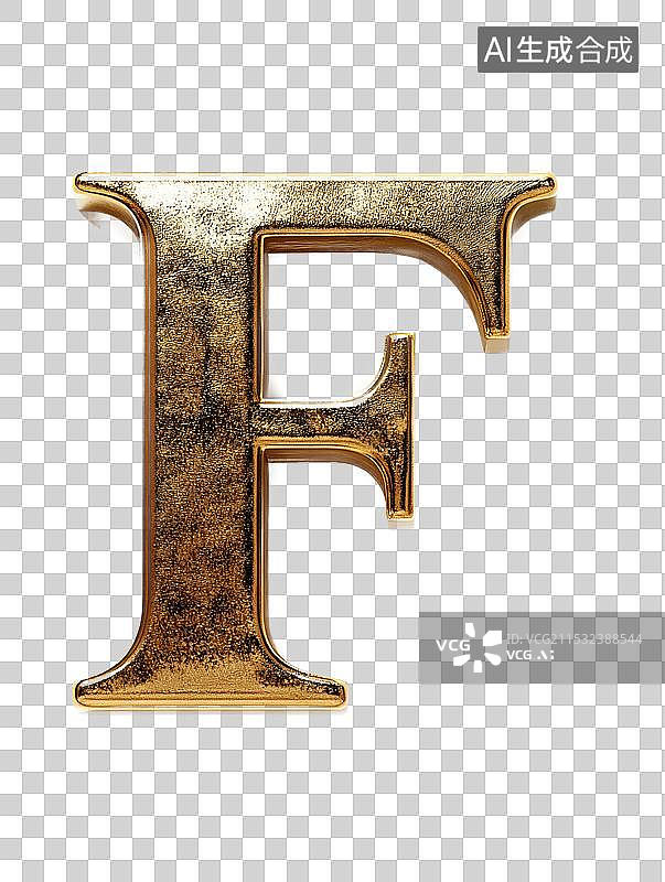 【AI数字艺术】免扣元素英文字母F图片素材