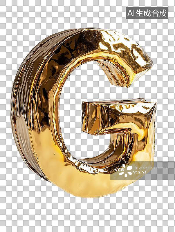 【AI数字艺术】免扣元素英文字母G图片素材