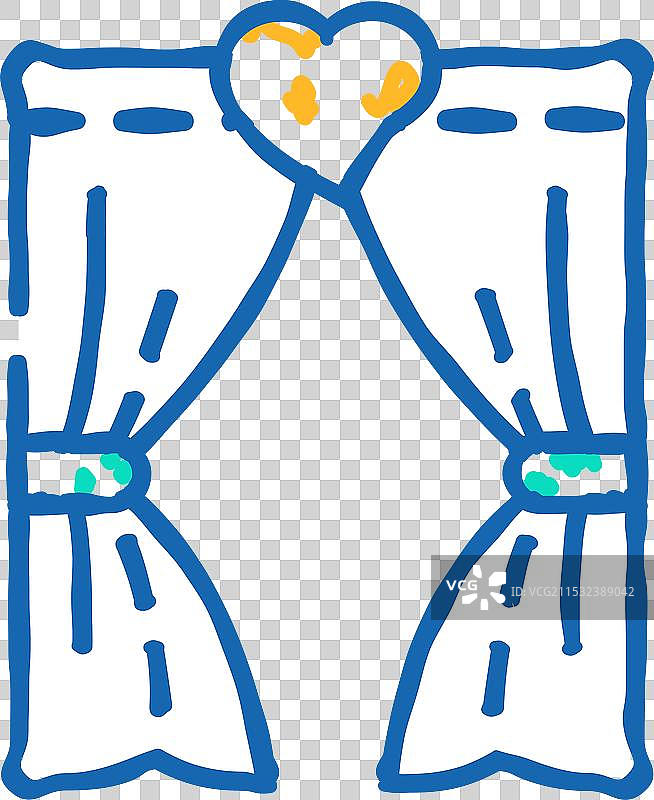 婚礼日情侣拱门图标涂鸦图片素材