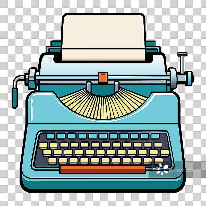 复古打字机图片素材